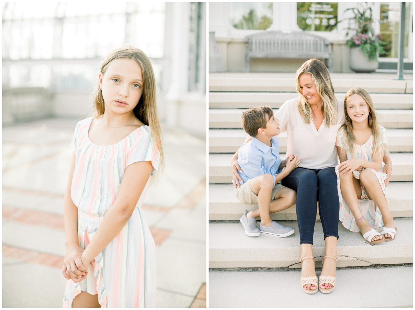 Light and Airy Family Photographer takes photos of family.