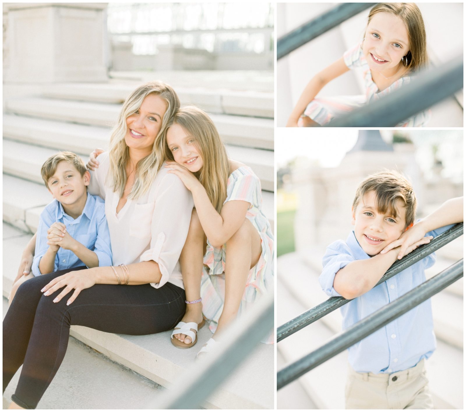 Light and Airy Family Photographer takes photos of family.