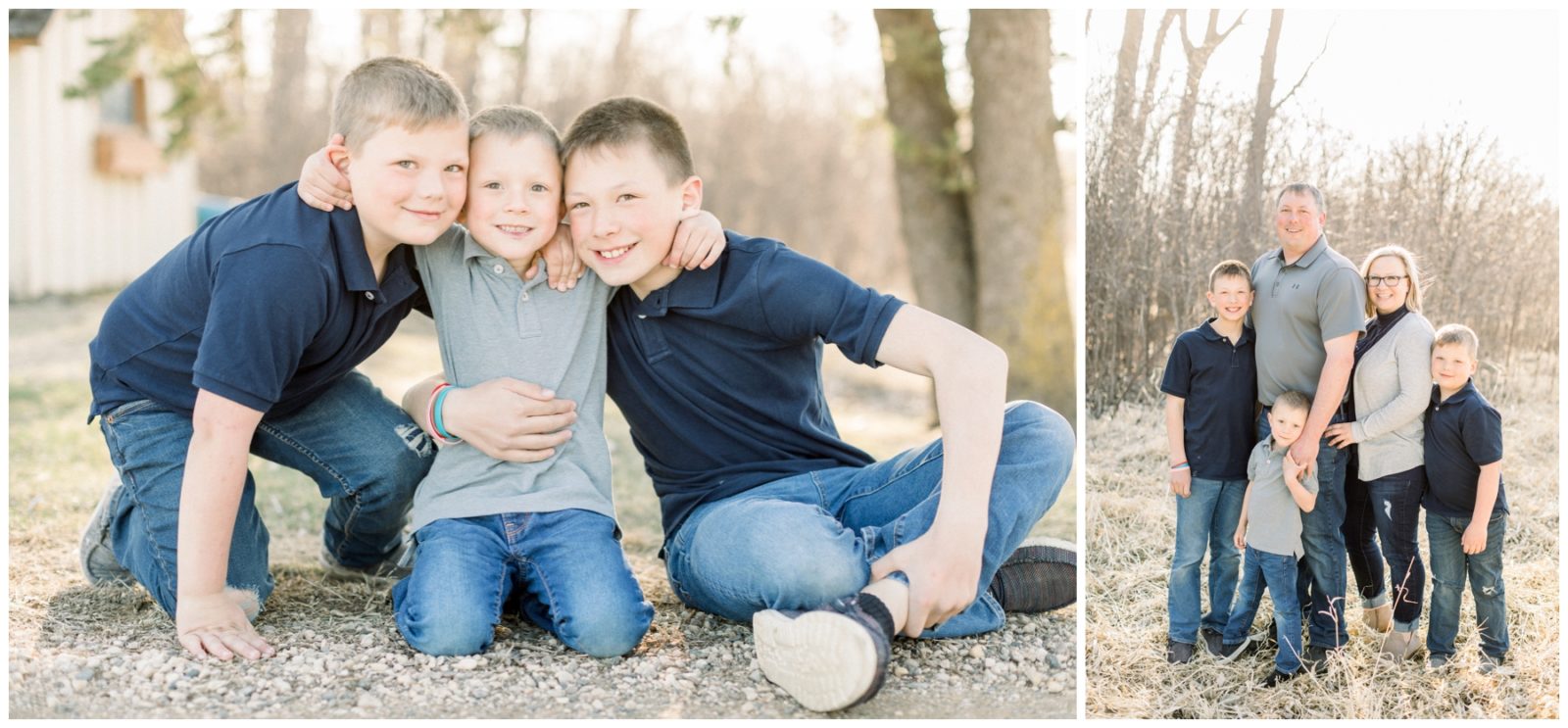 A family photo session in Milan MN