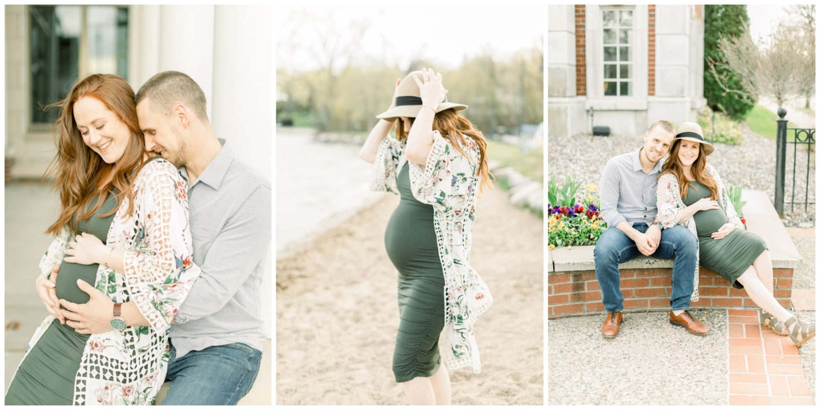 Golden Hour Maternity Session in Wayzata
