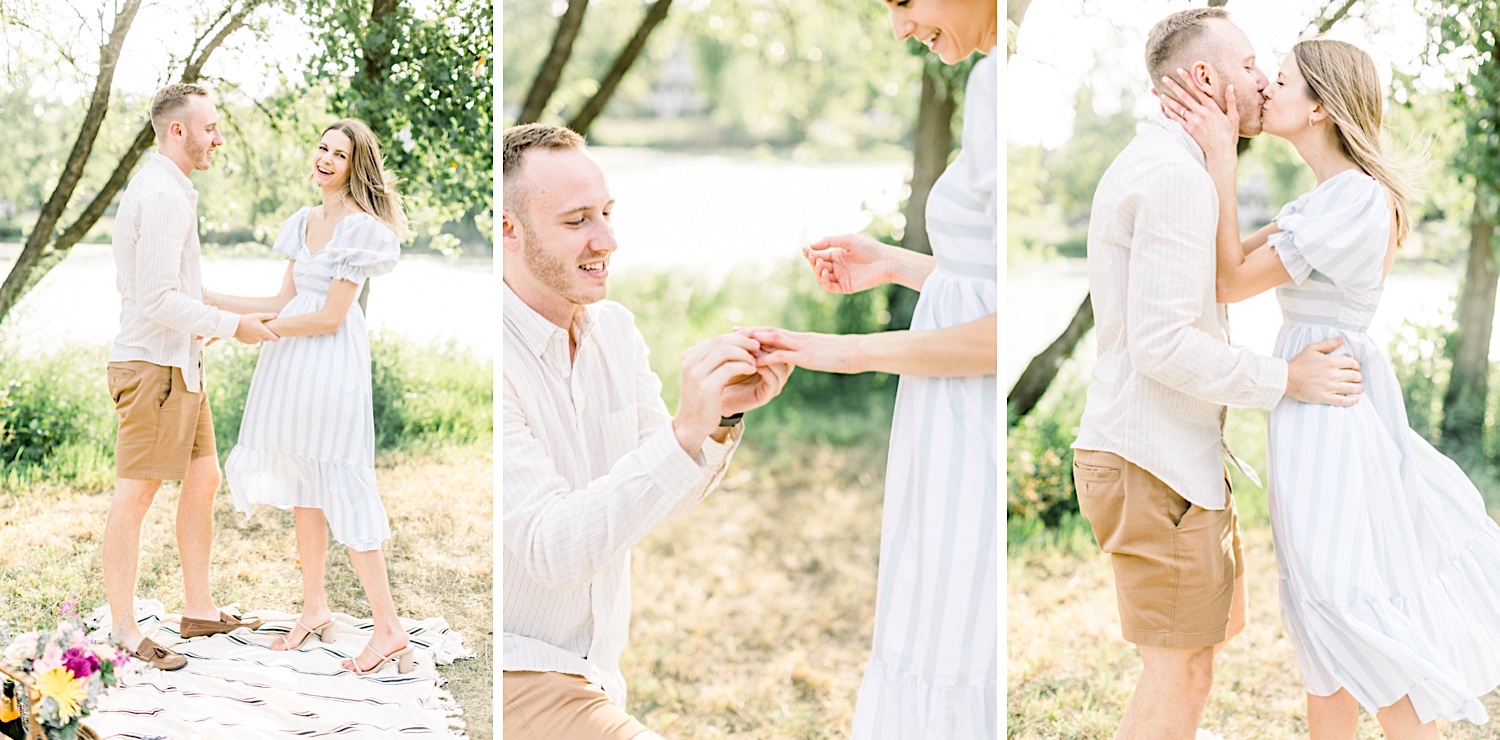 Picnic Proposal on Lake of the Isles